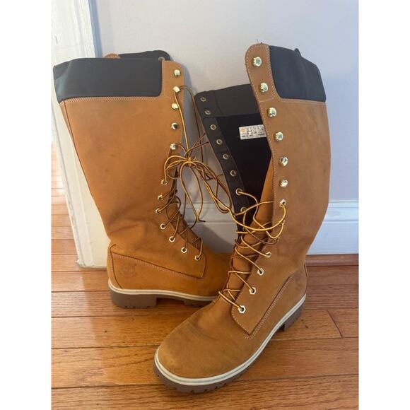 Timberland 14 Inch Premium Boots Waterproof Women's Boots Wheat 3752R sz8 (1500 - Picture 1 of 8